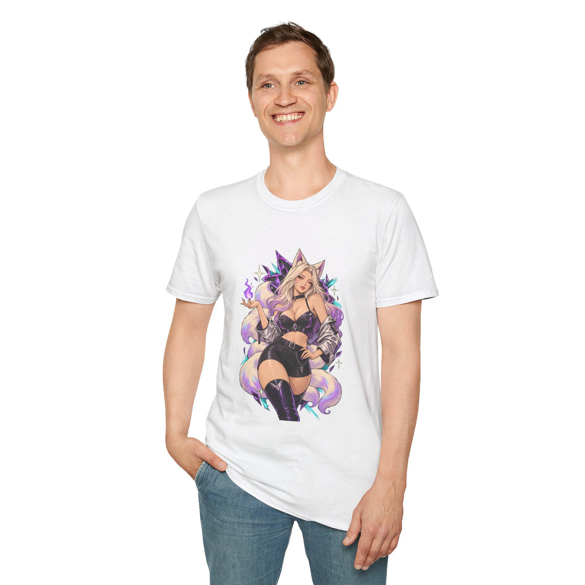 Ahri | League of Legends | Anime Fox Pin Up Girl T-Shirt