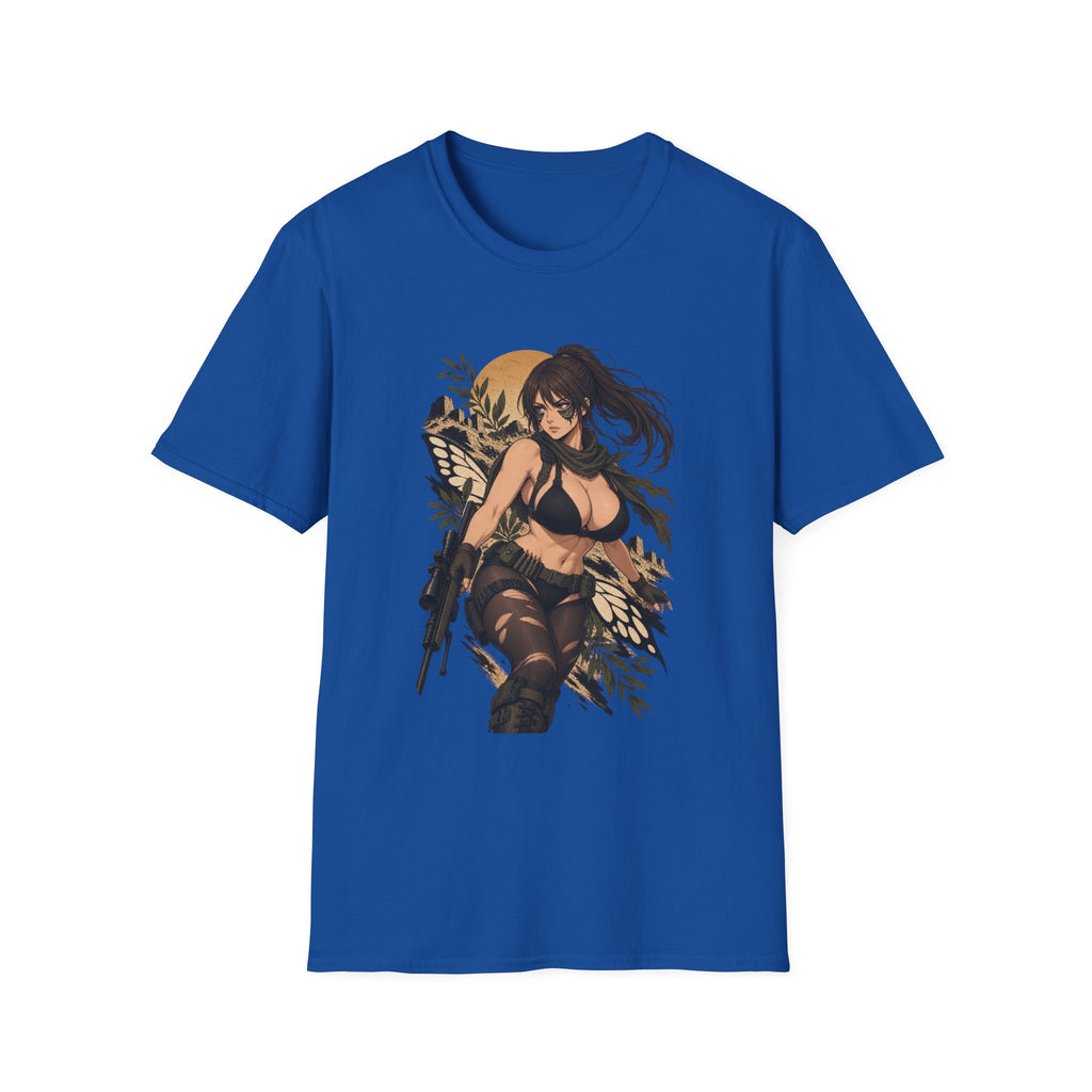 Quiet | Sexy Metal Gear Pin Up Girl | Anime Style Sniper Girl T-Shirt