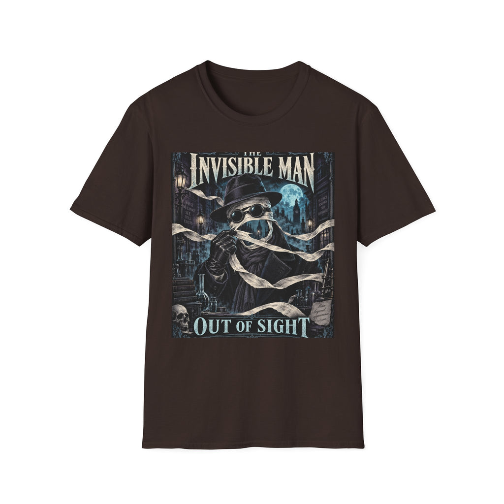 Invisible Man Graphic T-Shirt — Vintage Horror Novel Design