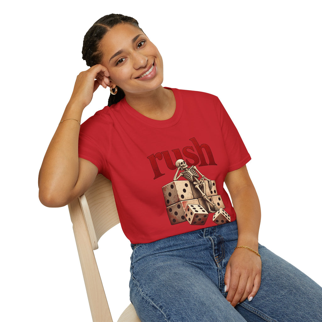 Rush | Roll the Bones | Dice Skeleton Prog Band T-Shirt