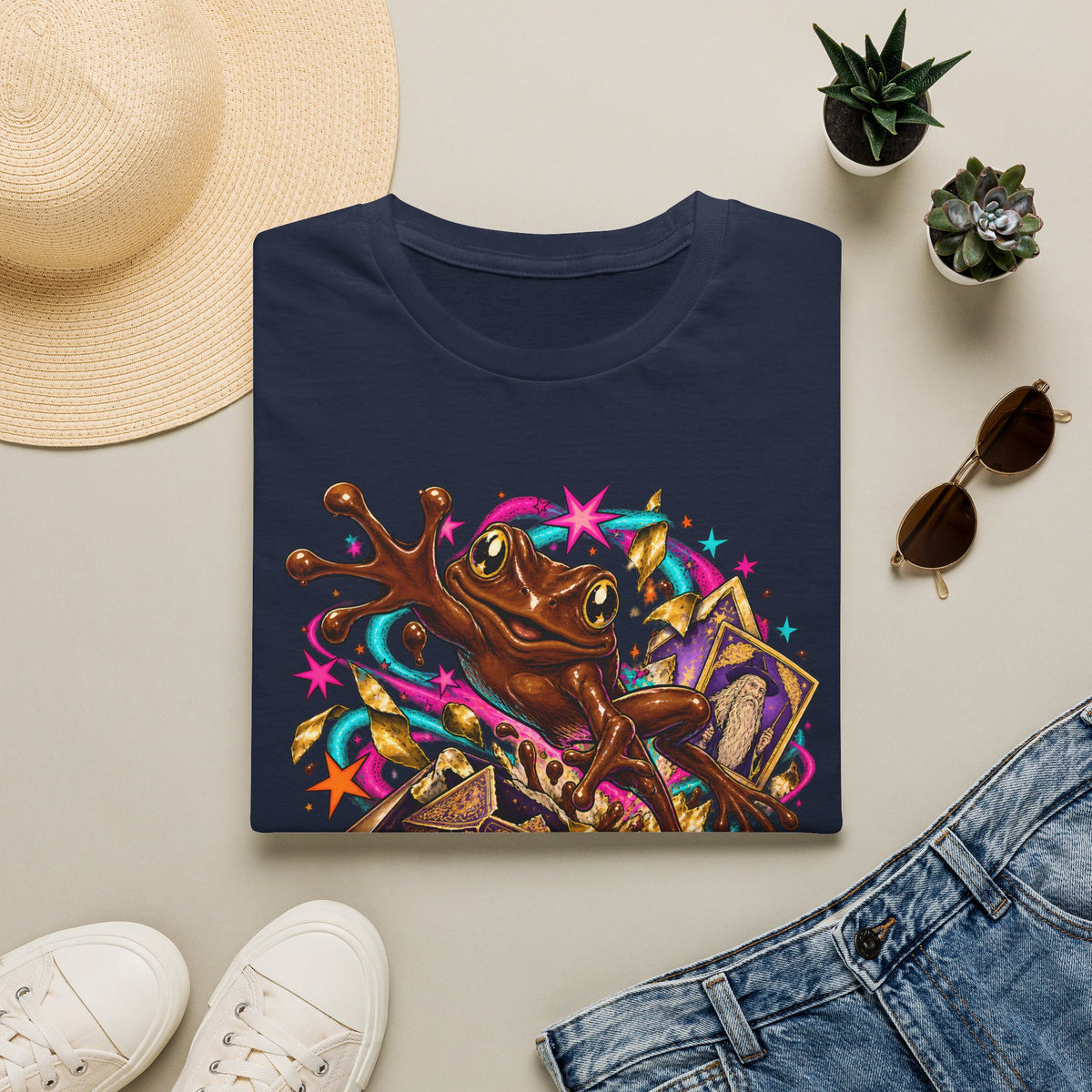 Cant be Contained | Harry Potter Chocolate Frog Graphic T Shirt