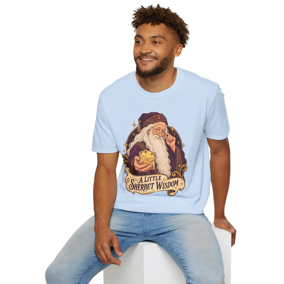 Dumbledore | Sherbet Lemon? | Harry Potter Illustration T‑Shirt