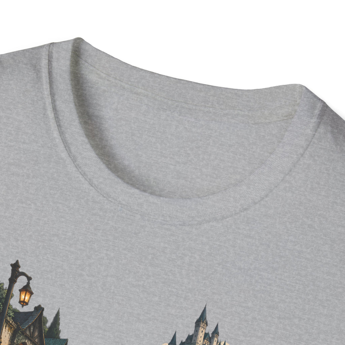 Quests and Adventures | Japanese Style | Anime Fantasy Dragon Castle T Shirt
