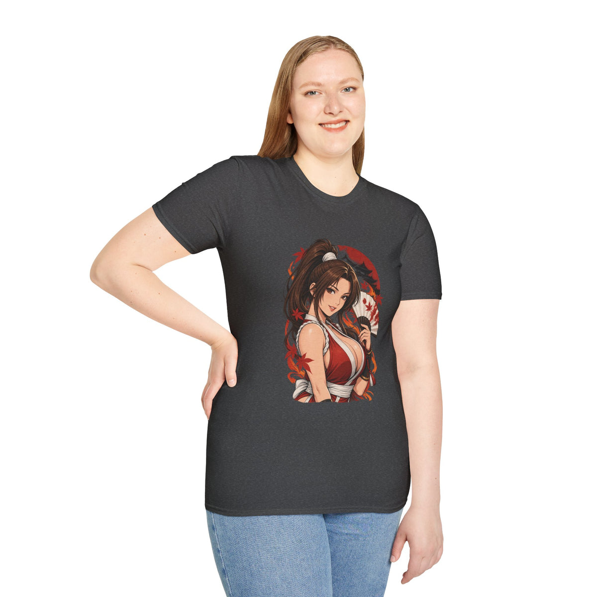 Mai Shiranui | Fatal Fury | Anime Pin Up Kimono Girl T-Shirt
