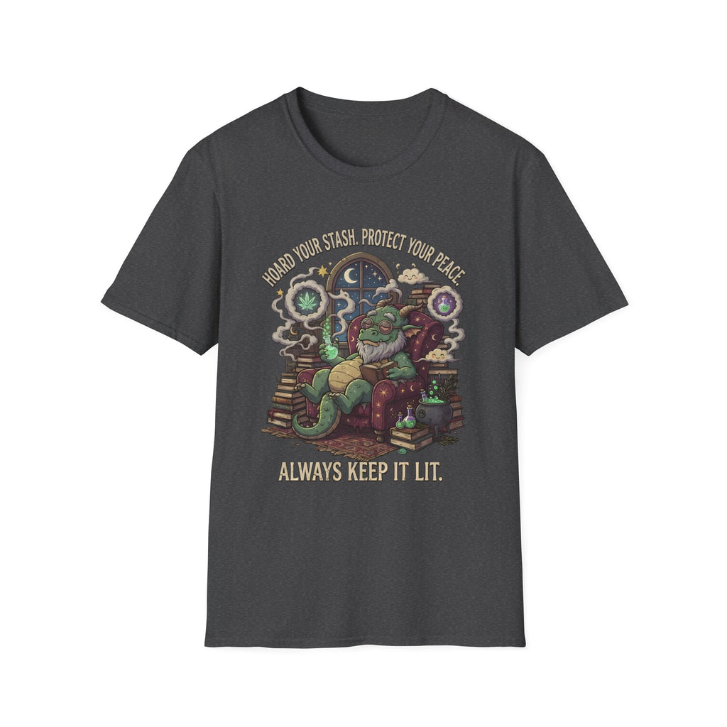 Dragon Stoner - 'Always Keep It Lit' - Psychedelic Chill Graphic Tee