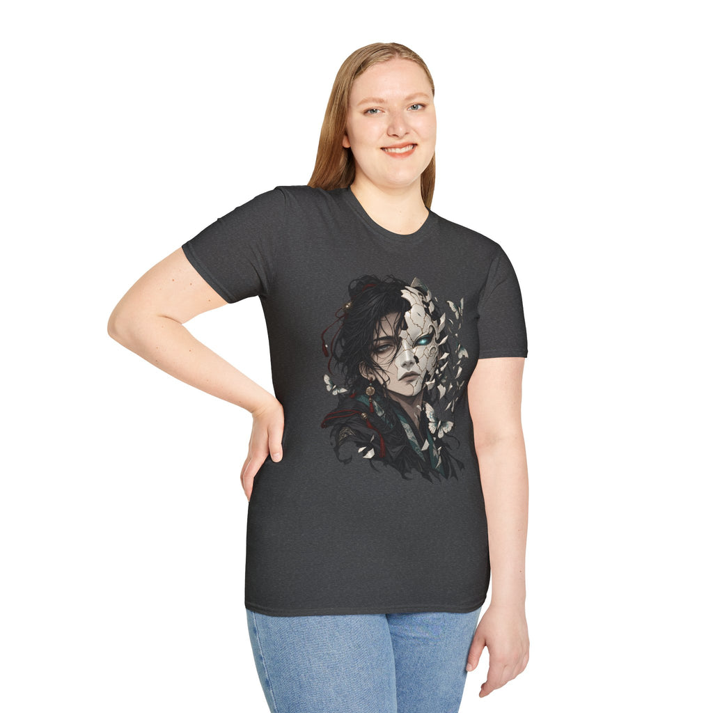 Mask Unfurls | Japanese Anime Style Mask Graphic Shirt