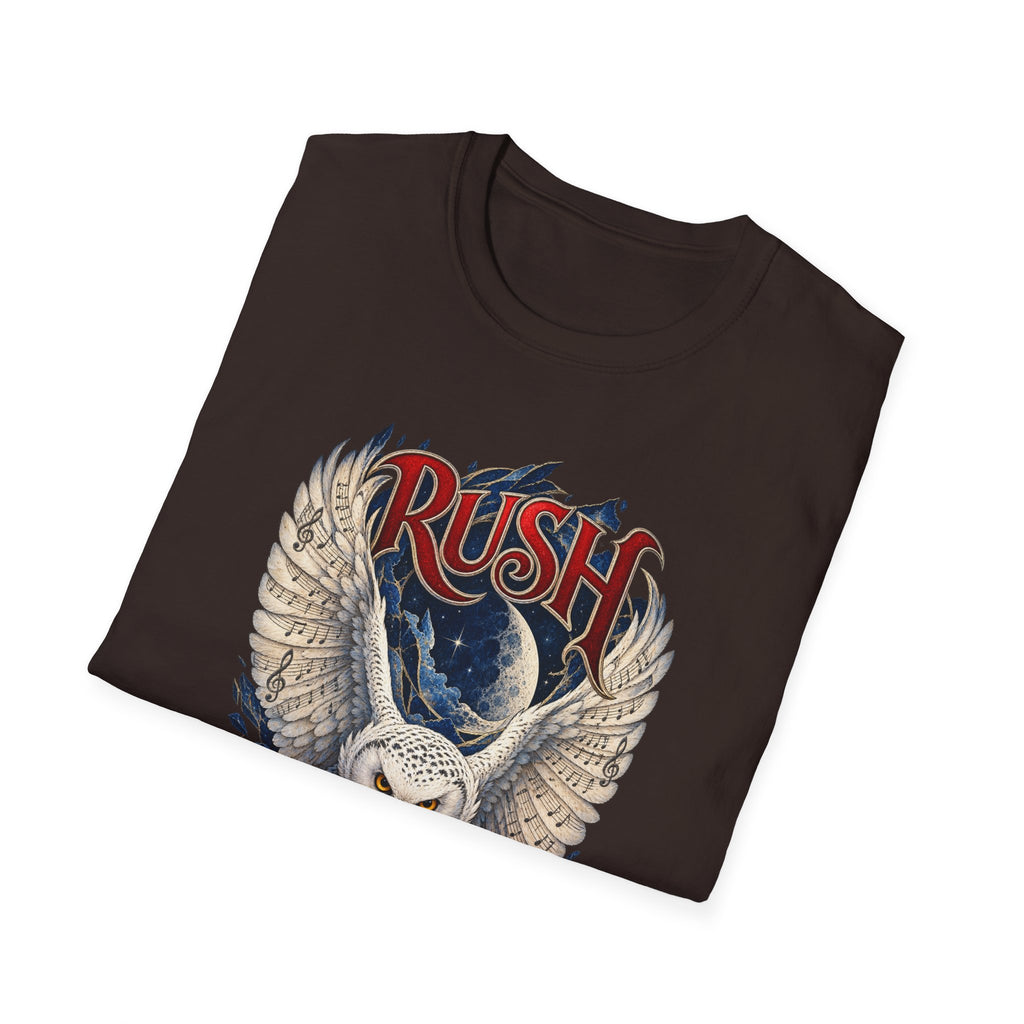 Rush | Fly by Night | Prog Rock | Owl Band Graphic T-Shirt