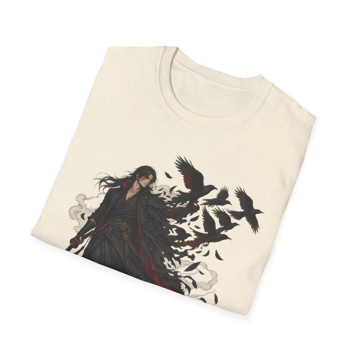 Dark Samurai | Raven Warrior Spirit | Graphic T Shirt