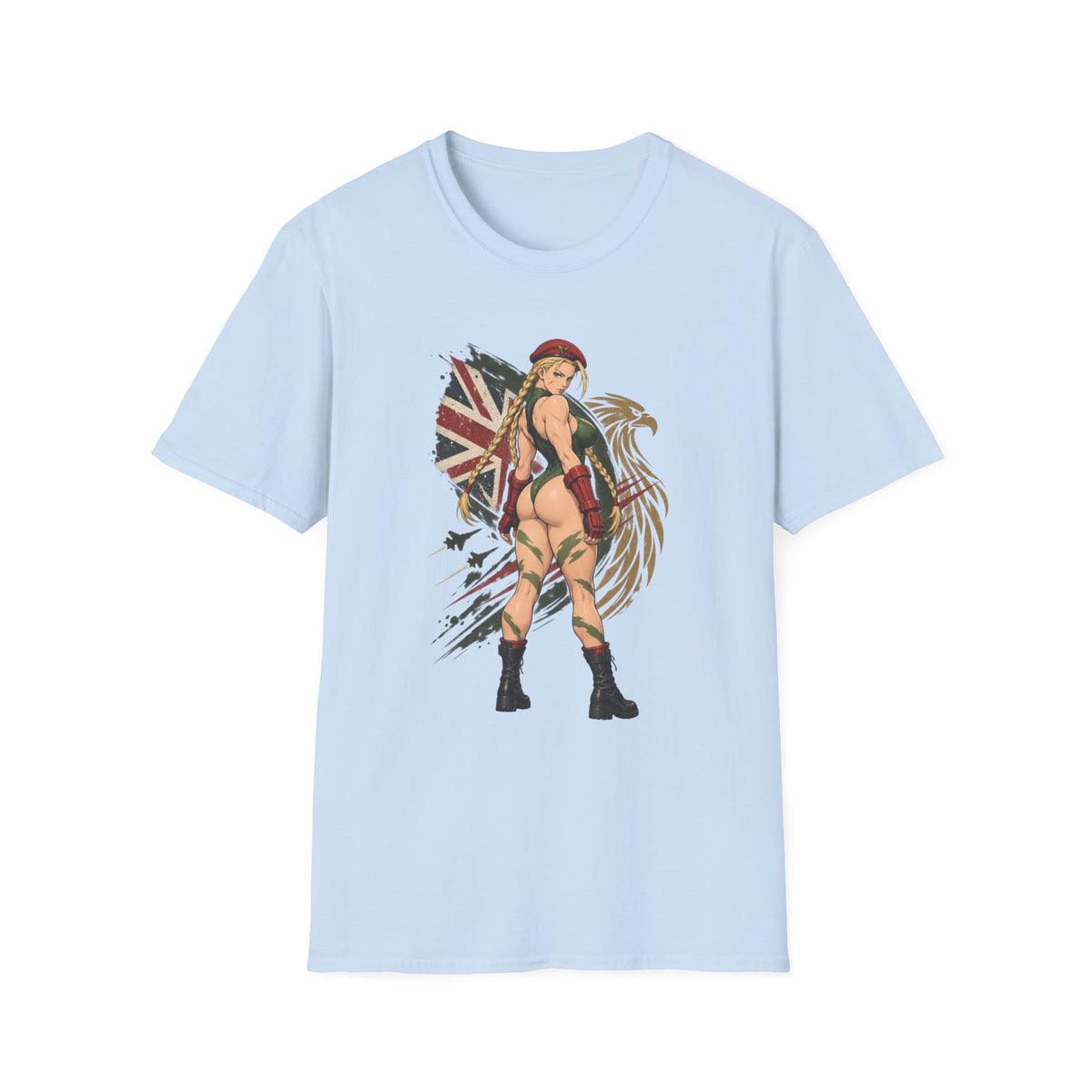 Cammy Street Fighter | Sexy Cammy Pin Up Girl Graphic T Shirt