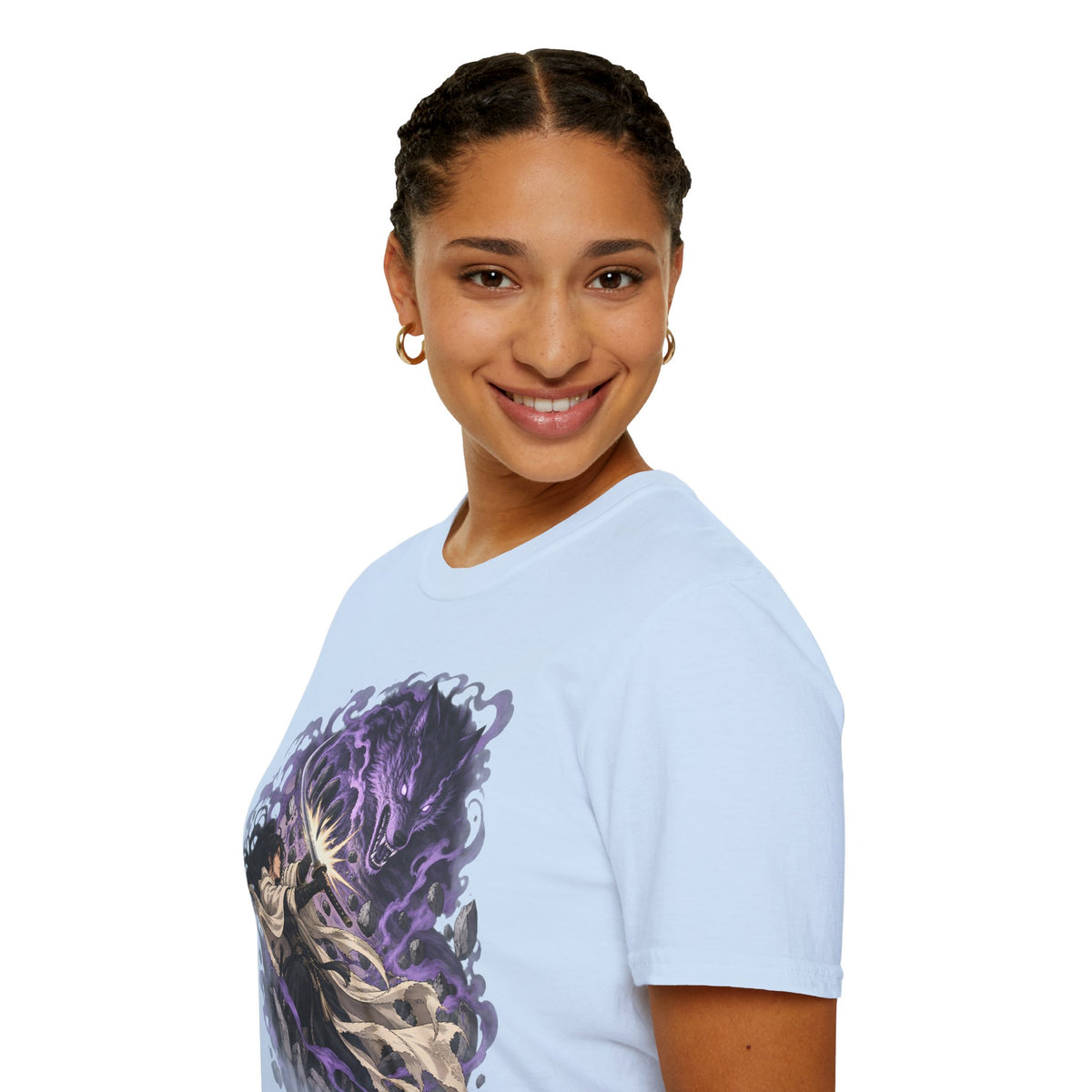 Trial of the Wolf | Samurai Anime Storm Warrior T-Shirt