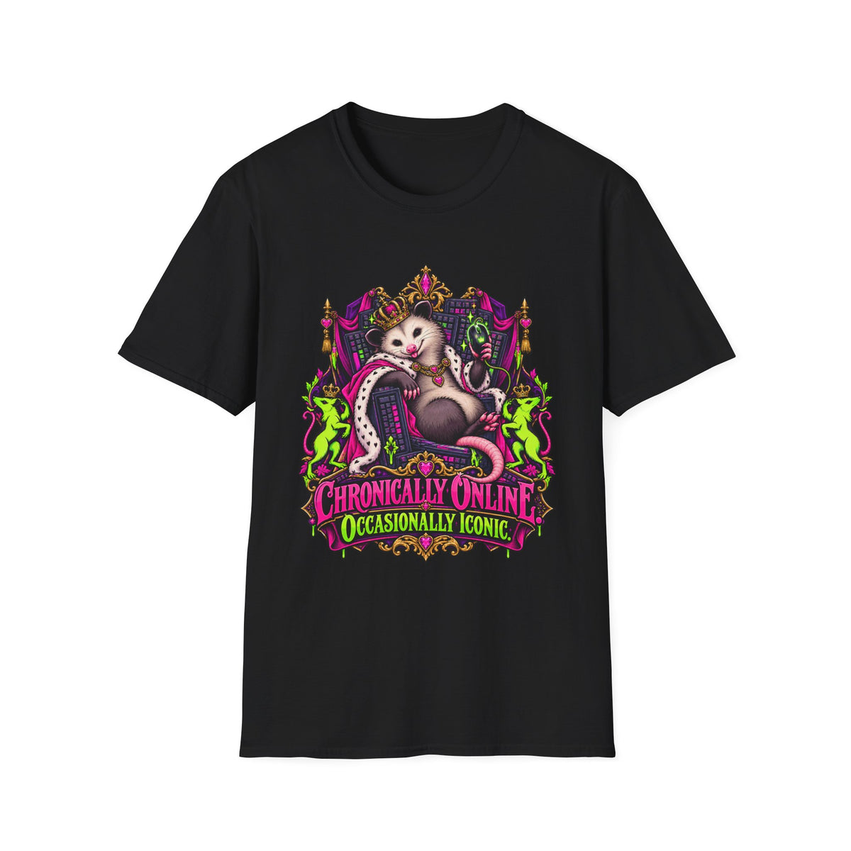 Chronically Online, Occasionally Iconic | Sloth Graphic Tee