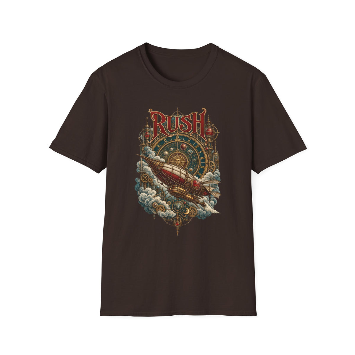Rush | Clockwork Flight | Prog Band Airship T-Shirt