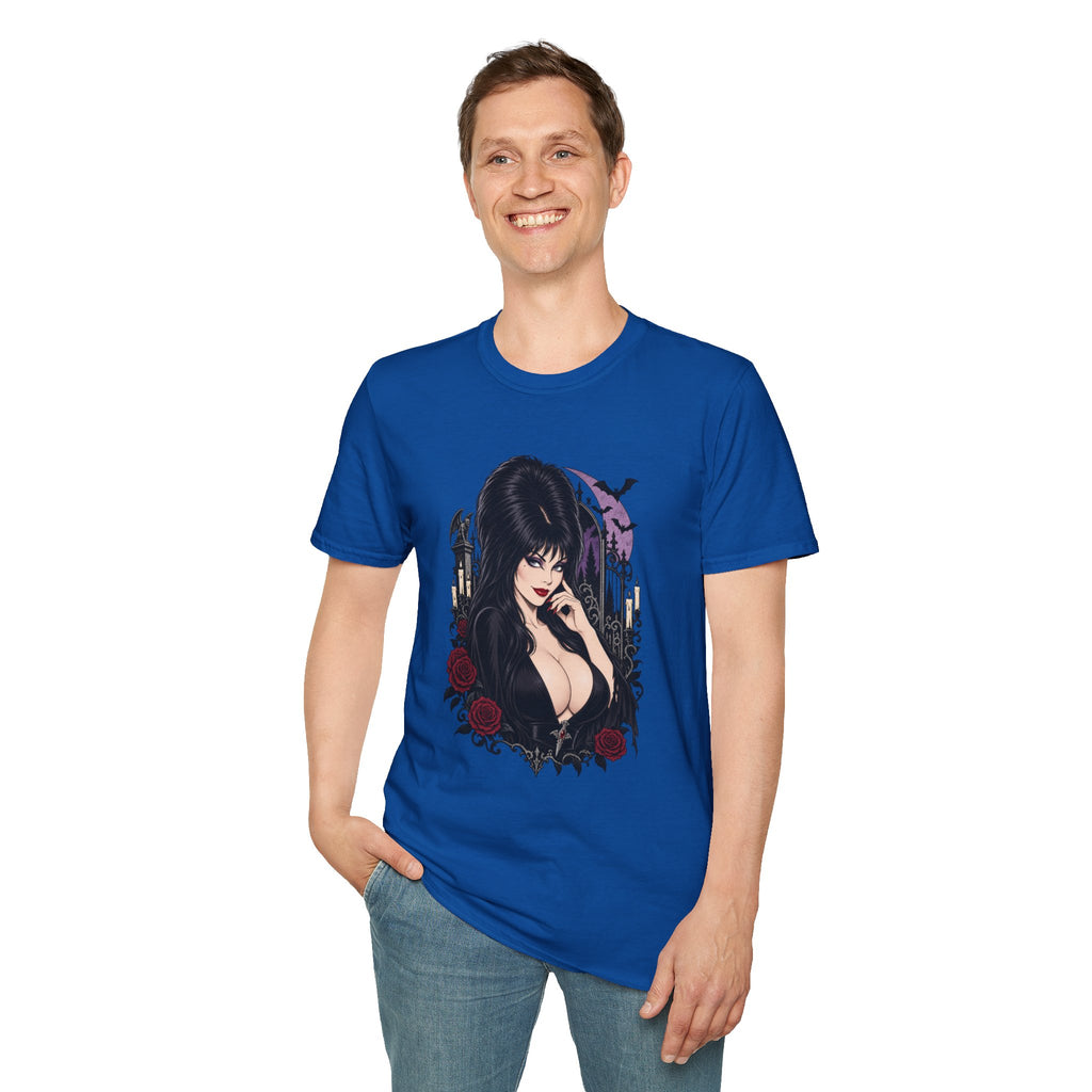 Elvira | Mistress of the Dark | Gothic Vampyress Pinup Girl | Sexy Halloween T-Shirt