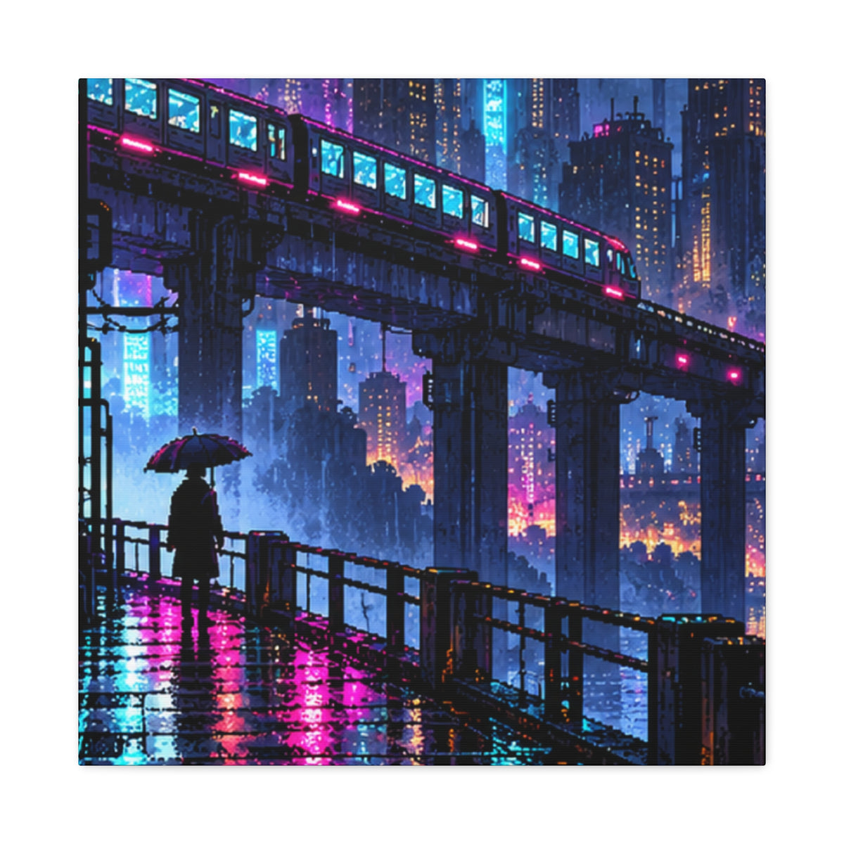 Stretched Matte Canvas Print — 1.25" Depth (Custom Design)