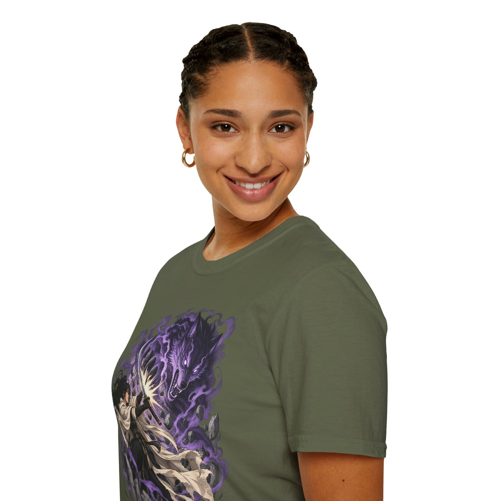 Trial of the Wolf | Samurai Anime Storm Warrior T-Shirt