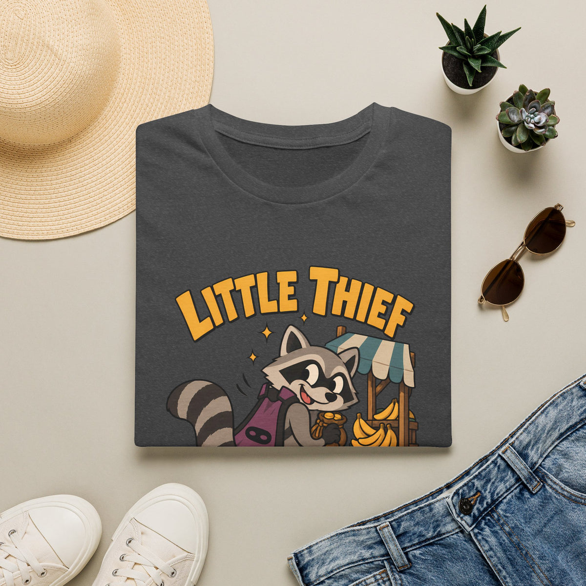 Little Thief Rocky T-Shirt - Cute OSRS Rocky Tee