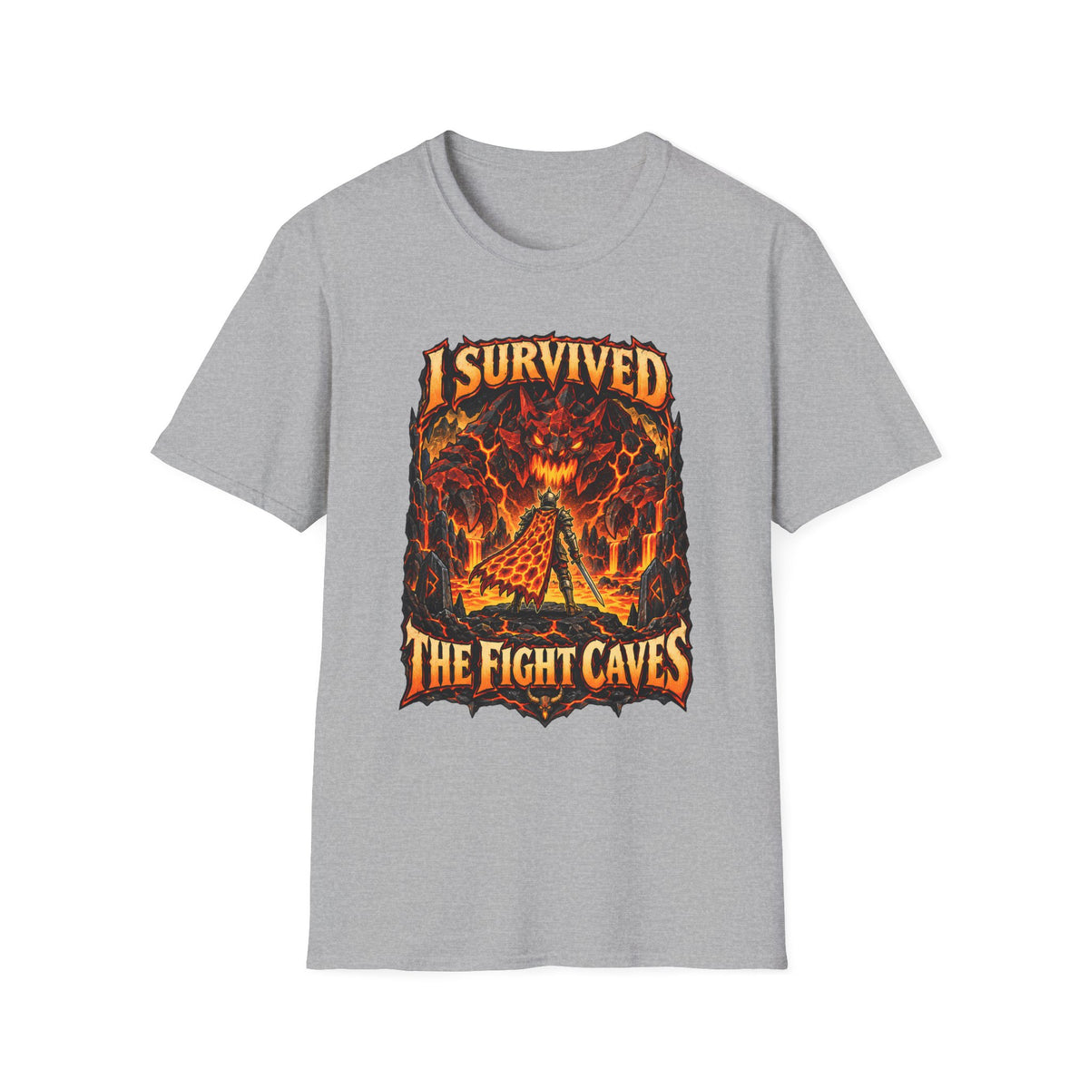I Survived The Fight Caves Runescape / OSRS Inspired T-Shirt