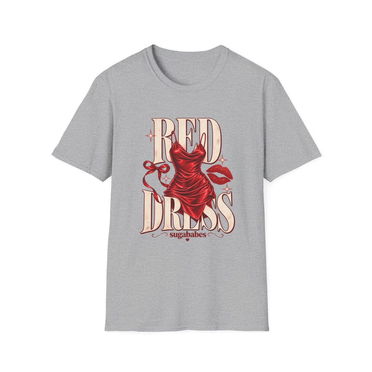 Red Dress | Sugababes Retro Pinup Graphic T Shirt