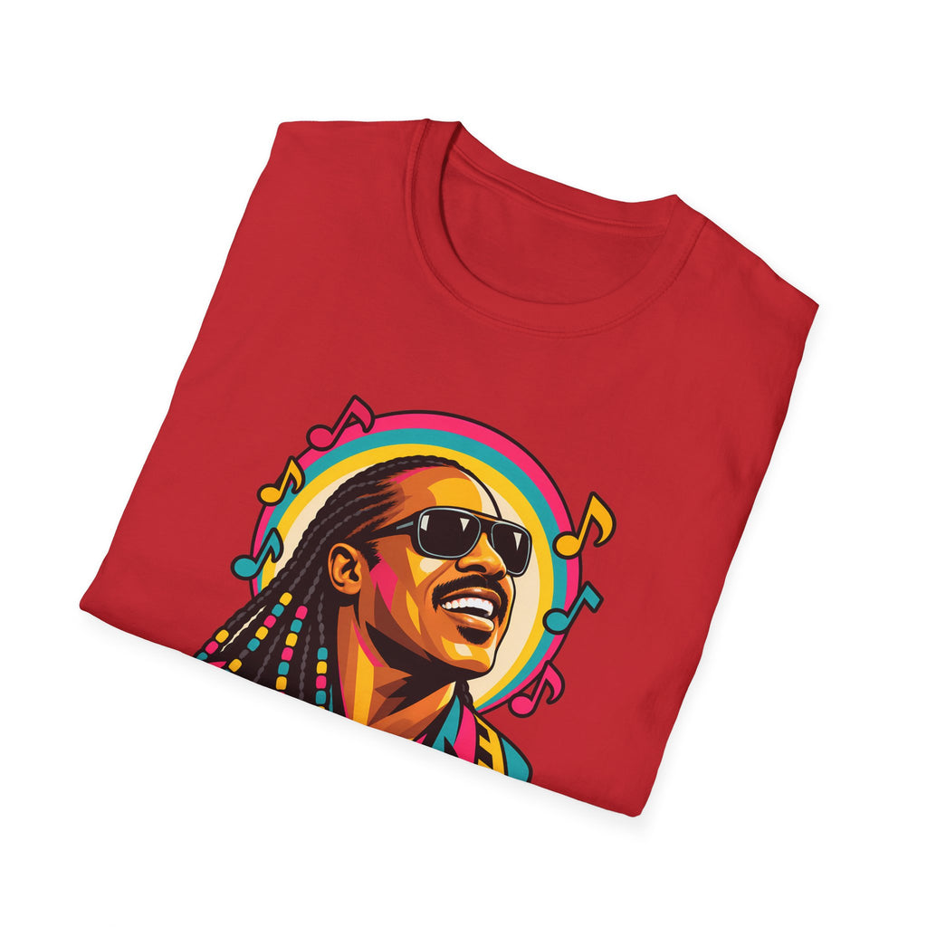 Stevie Wonder Life in Colour Music Legend Portrait T-Shirt