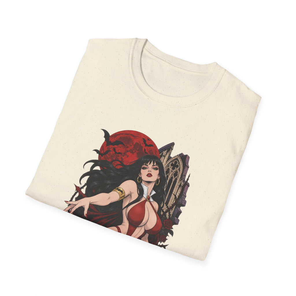 Vampirella | Sexy Vampire Queen | Pin Up Girl | Sexy Halloween Graphic T-Shirt
