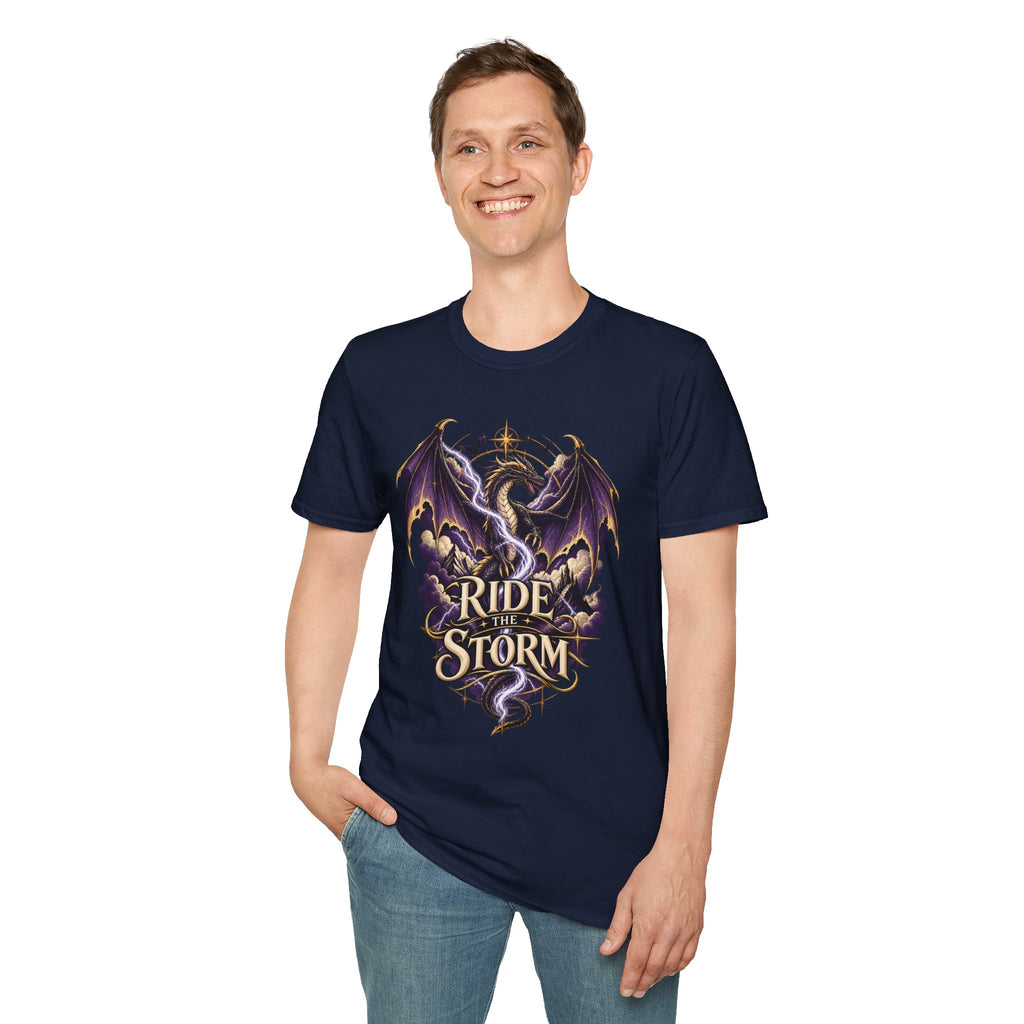 Ride the Storm | Fourth Wing Book Inspired Dragon T Shirt