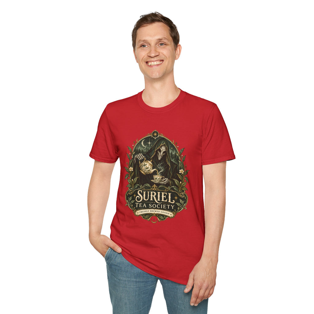 Suriel Tea Society | Freshley Brewed Gossip | ACOTAR Book Graphic T Shirt