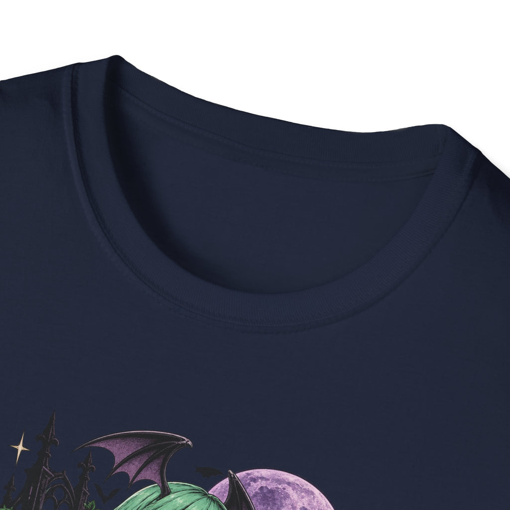 Morrigan | Sexy Succubus Pin Up Girl | Gothic Sorceress Halloween Gamer T-Shirt