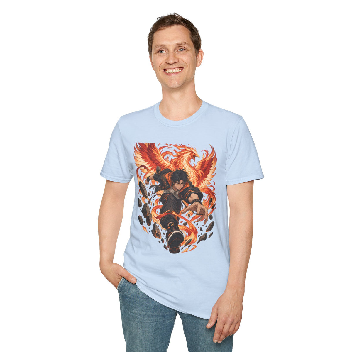 The Phoenix Warrior | Japanese Style | Anime Ninja T Shirt