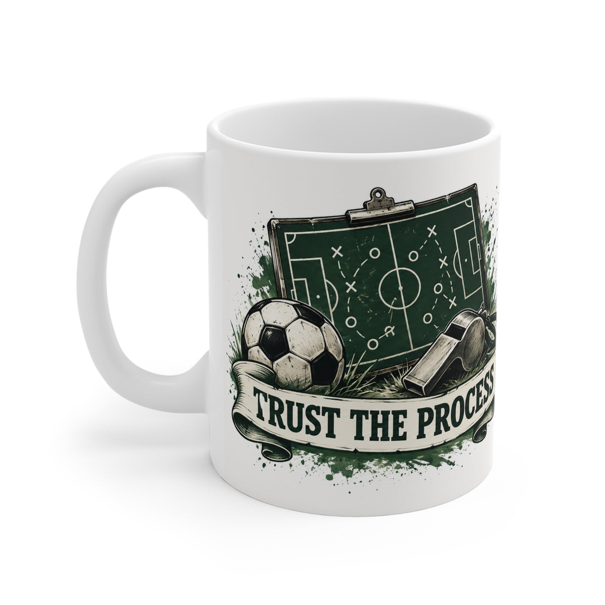 Trust The Process | Football Coach Coffee Cup Gift (11oz)