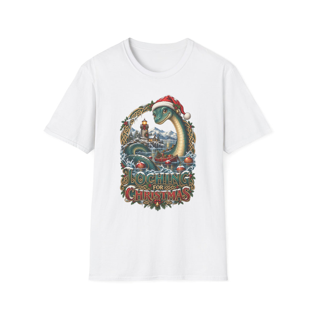 Lock Ness | Scottish Legend Christmas T-Shirt