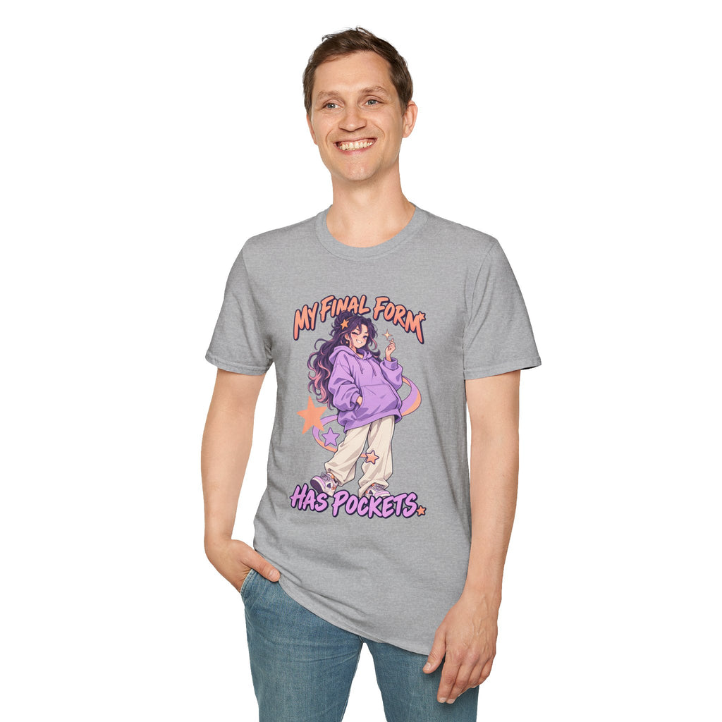 My Final Form Has Pockets | Cute Anime Girl Graphic Tee