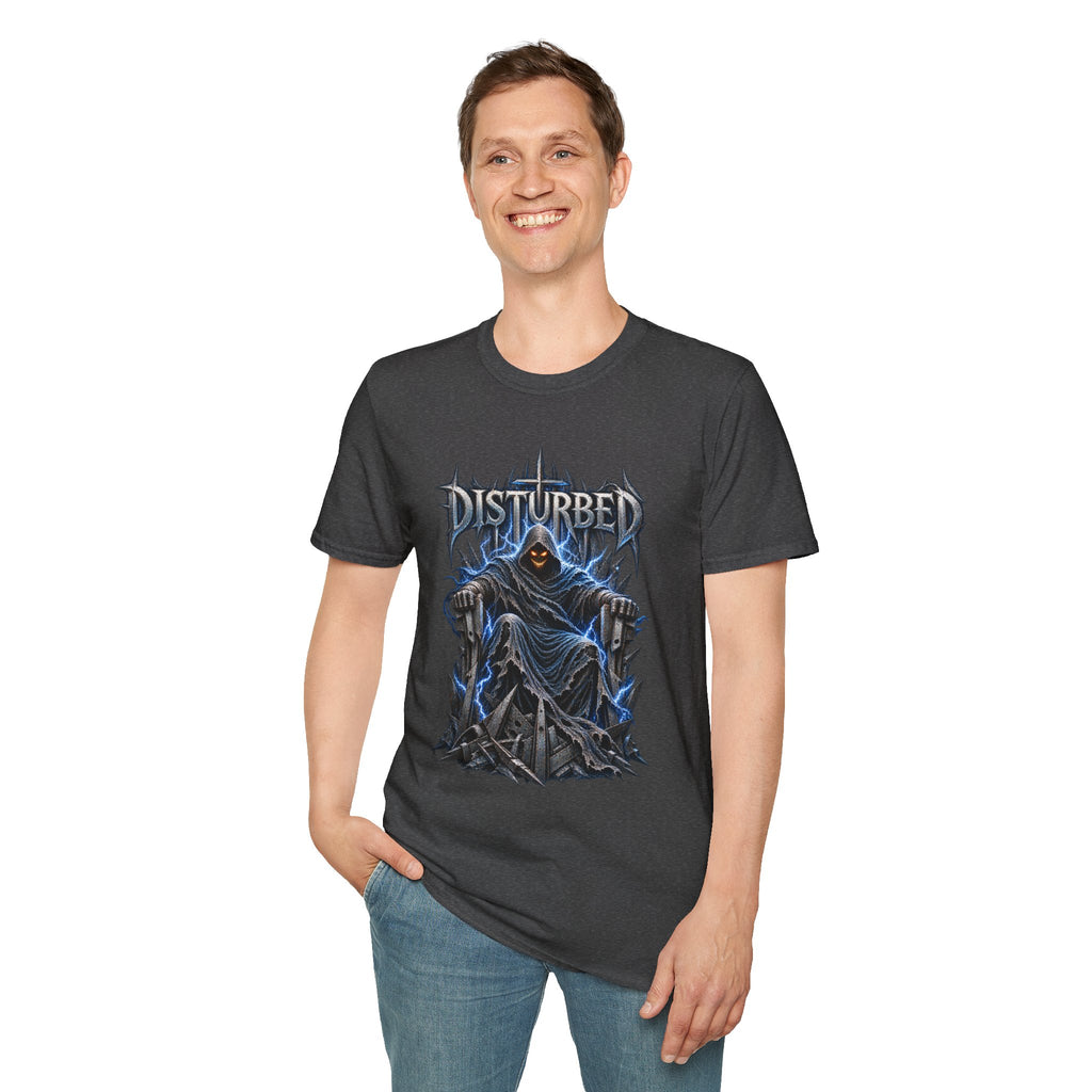 Disturbed | Storm Throne | The Guy | Grim Reaper Band T-Shirt
