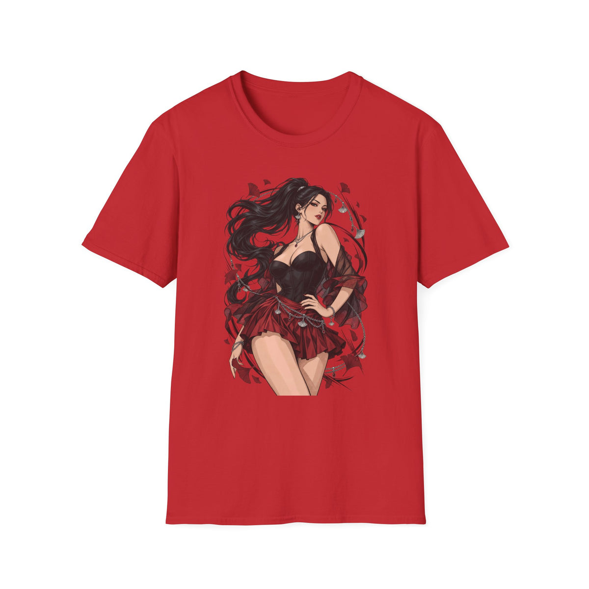 Victoria | Japanese Anime Style Sexy Pin Up Girl Graphic Shirt