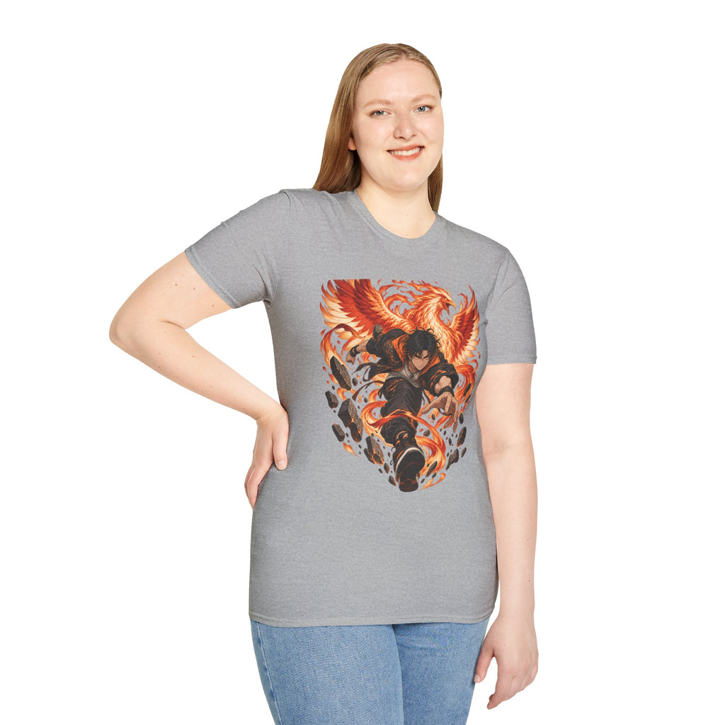 The Phoenix Warrior | Japanese Style | Anime Ninja T Shirt