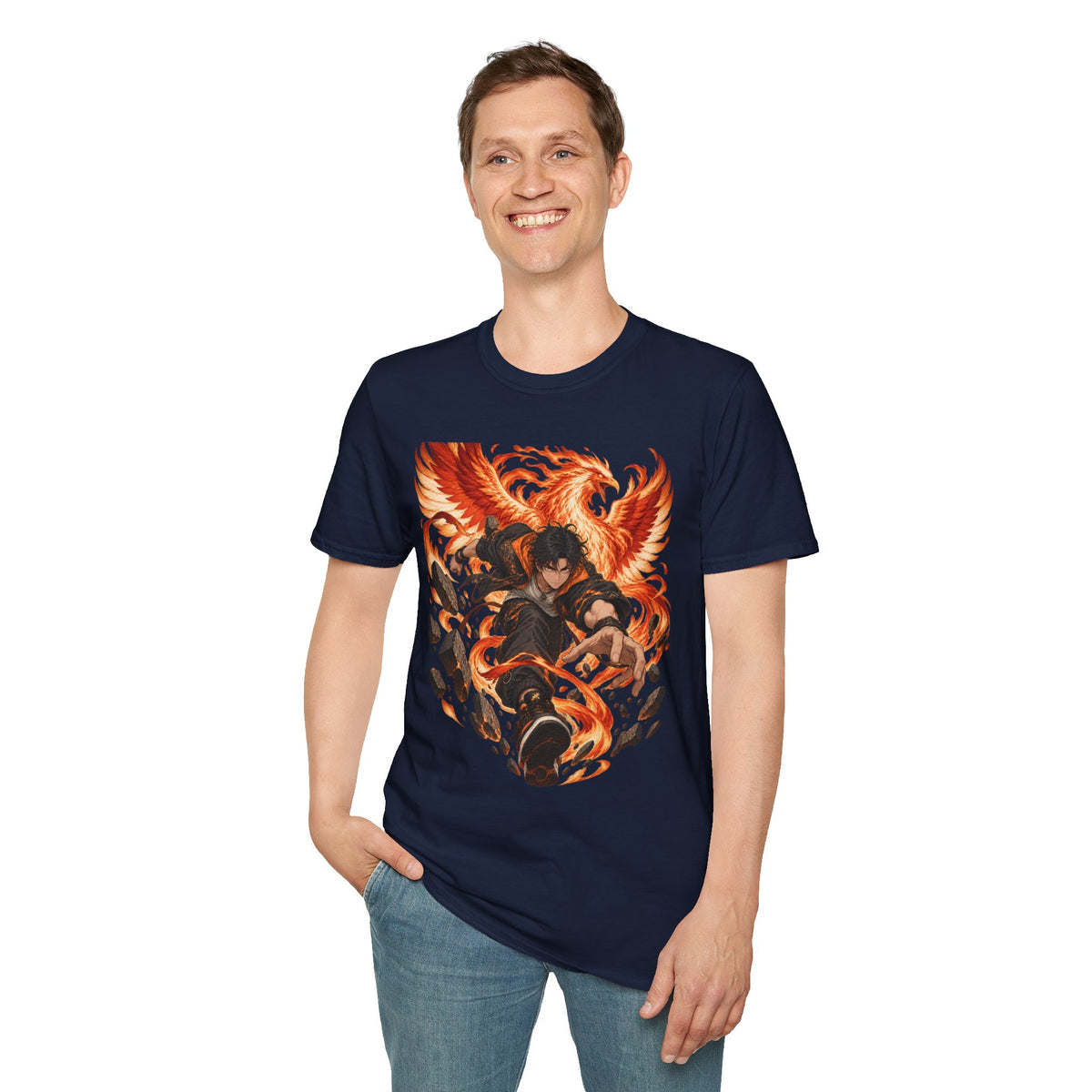 The Phoenix Warrior | Japanese Style | Anime Ninja T Shirt