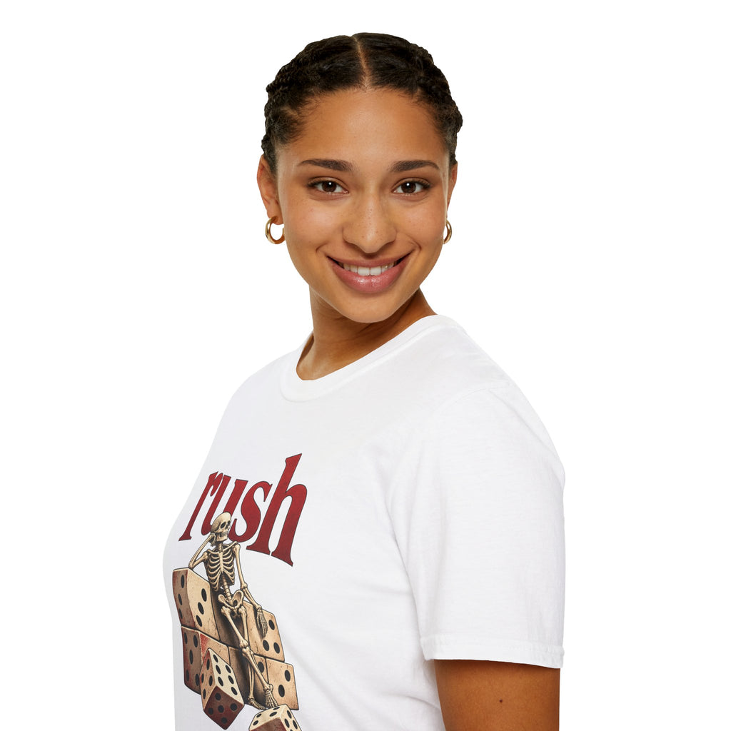 Rush | Roll the Bones | Dice Skeleton Prog Band T-Shirt