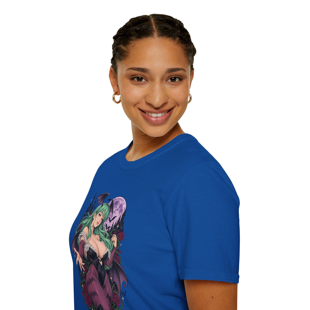 Morrigan | Sexy Succubus Pin Up Girl | Gothic Sorceress Halloween Gamer T-Shirt