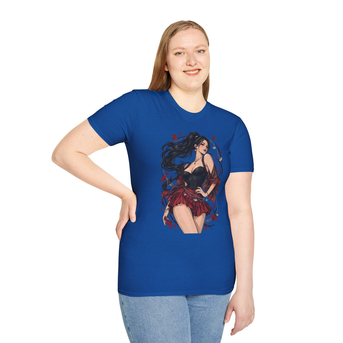 Victoria | Japanese Anime Style Sexy Pin Up Girl Graphic Shirt