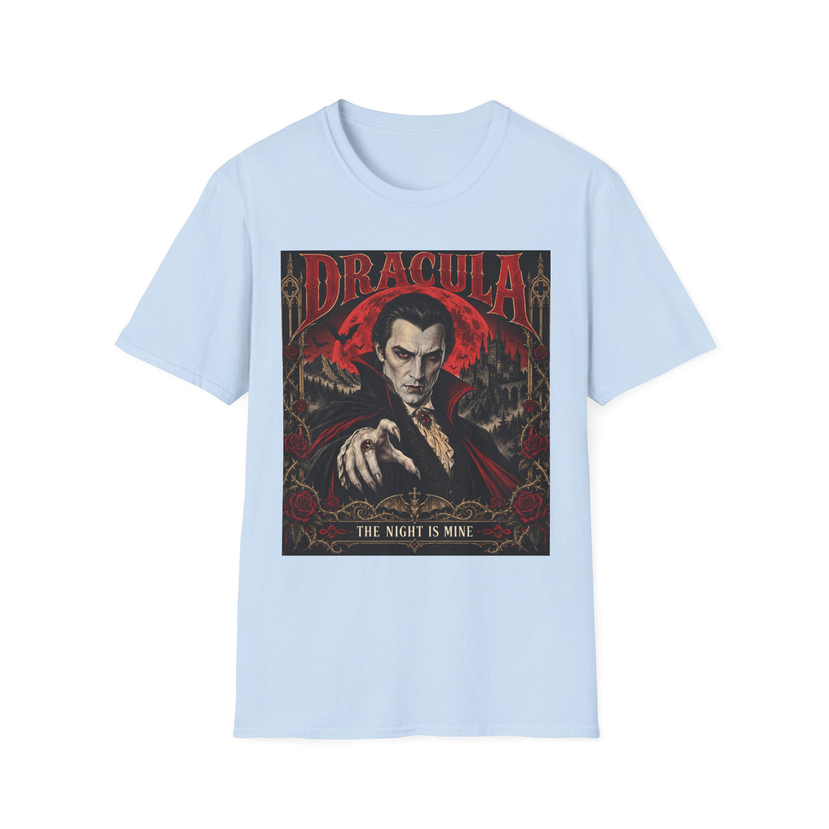 Dracula Graphic T‑Shirt — Vintage Vampire Horror Tee