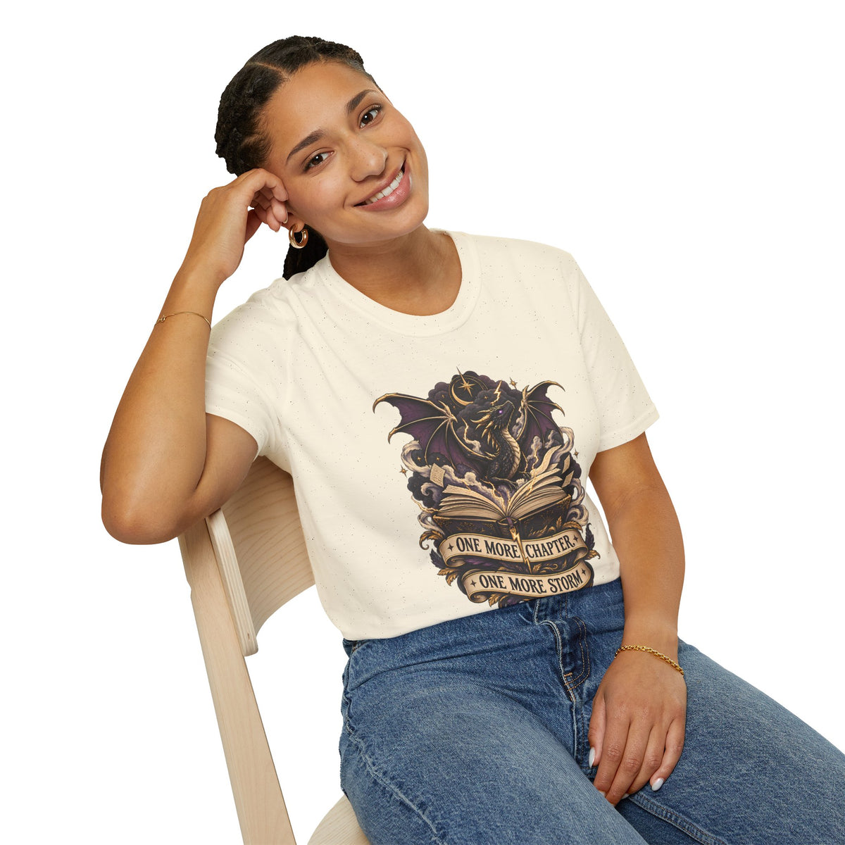 One More Chapter | Onyx Storm Inspired Book Readers Dragon T-Shirt