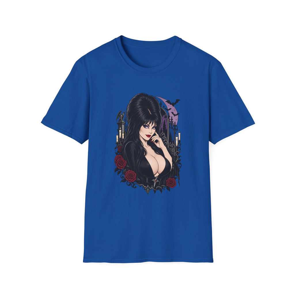 Elvira | Mistress of the Dark | Gothic Vampyress Pinup Girl | Sexy Halloween T-Shirt