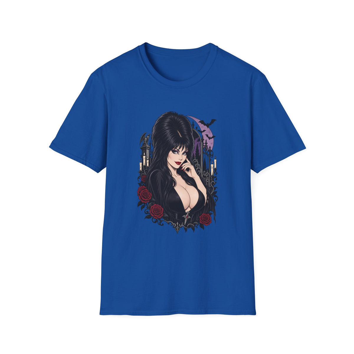 Elvira | Mistress of the Dark | Gothic Vampyress Pinup Girl | Sexy Halloween T-Shirt