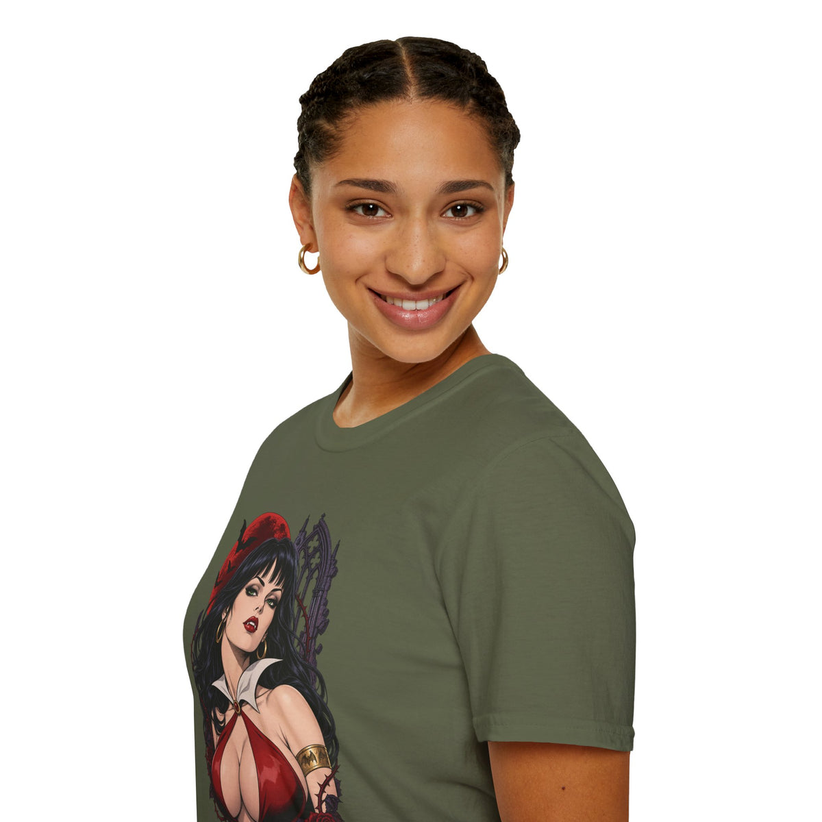 Vampirella | Sexy Halloween Vampire Pin Up Girl Sorceress Graphic T-Shirt