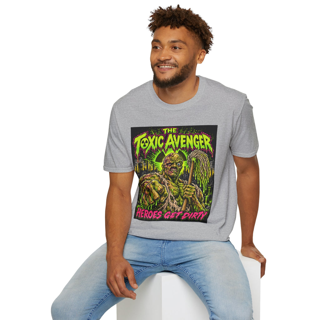 T-Shirt — The Toxic Avenger Graphic Tee (“Heroes Get Dirty”)