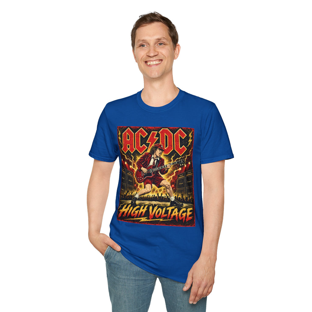 AC/DC High Voltage Graphic T-Shirt — Classic Rock Band Tee
