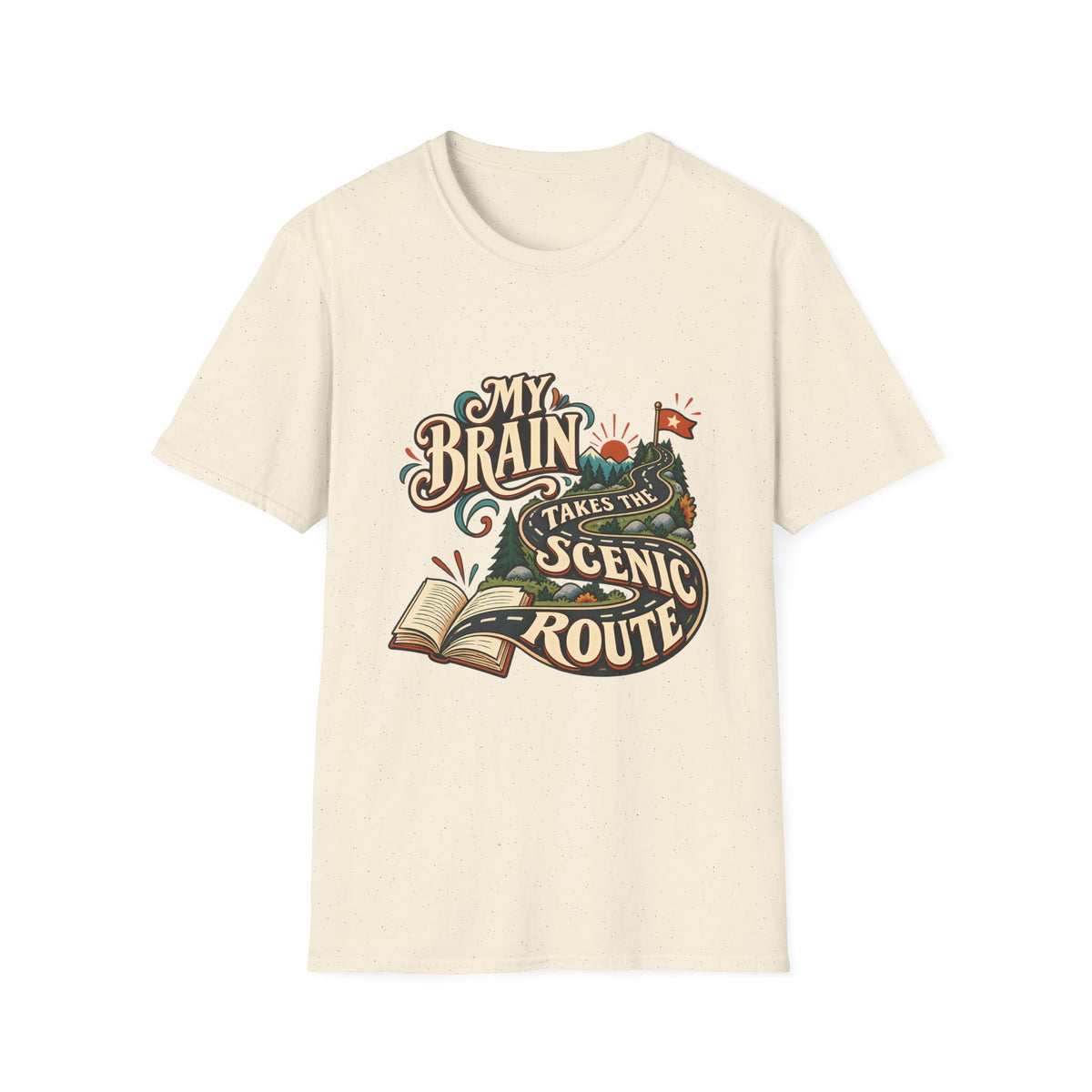 The Scenic Route | A Beautifully Different Mind | Neurodivergent Shirt