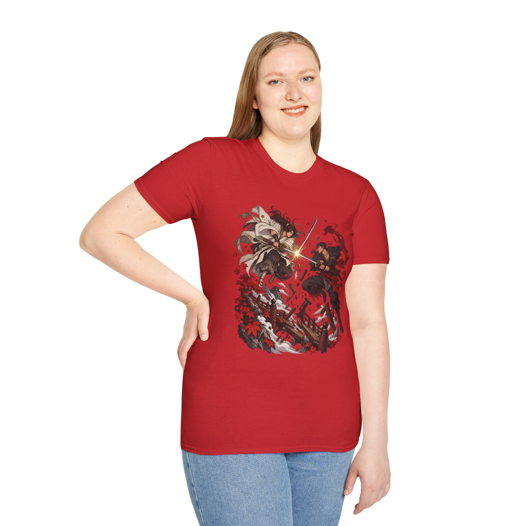Battle of Broken Bridges | Anime Japanese Samurai Battle T-Shirt