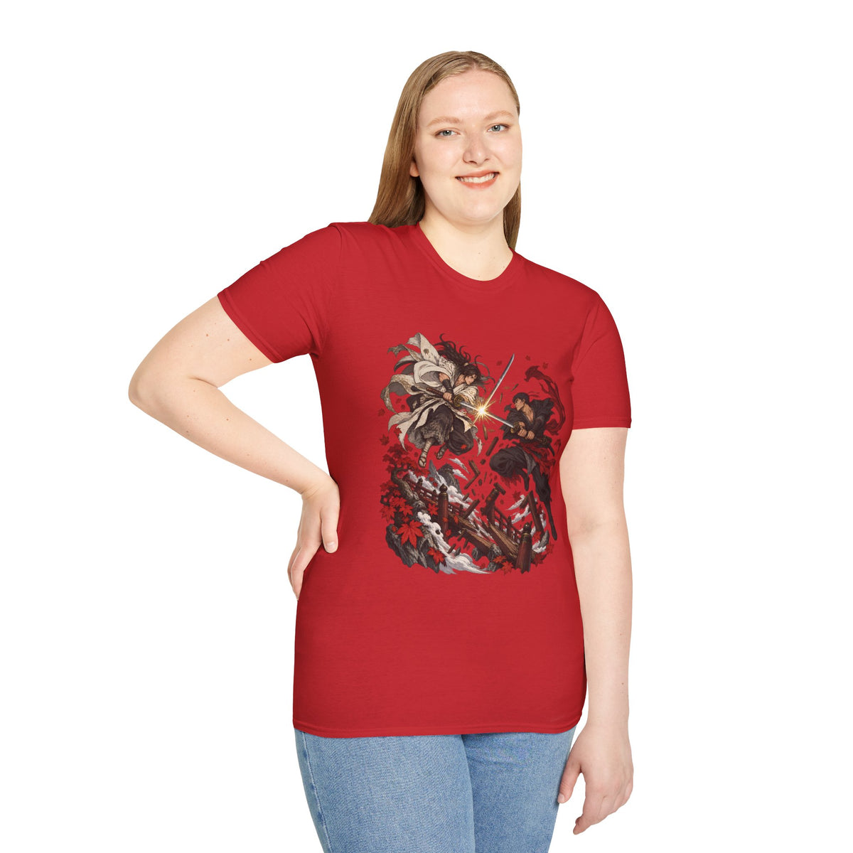 Battle of Broken Bridges | Anime Japanese Samurai Battle T-Shirt