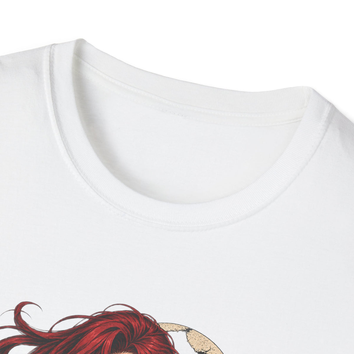 Crimson Dusk | Sexy Gothic Hannya Mask Pin up Woman T-Shirt