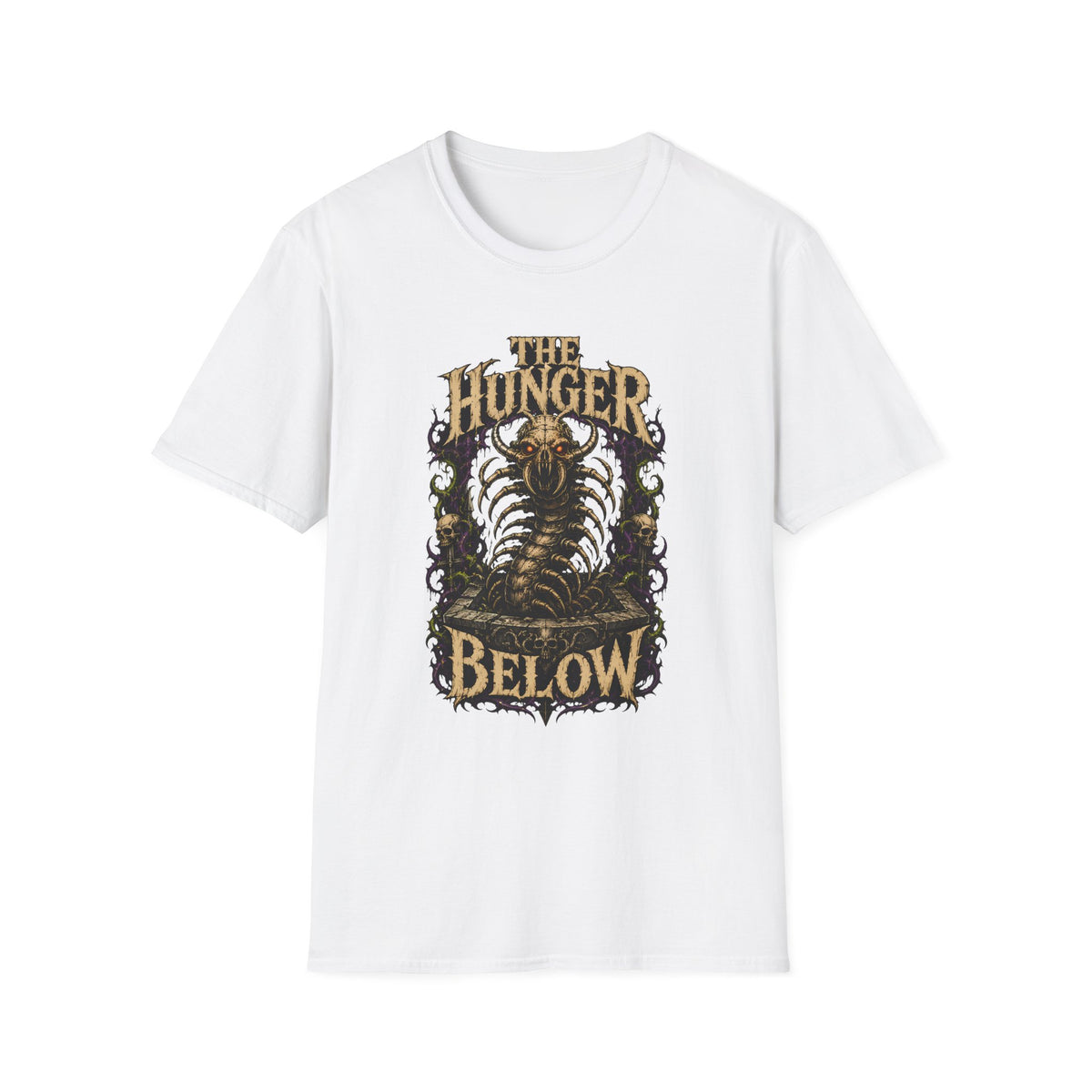 Graphic Tee - "The Hunger Below" Gothic Creature Shirt